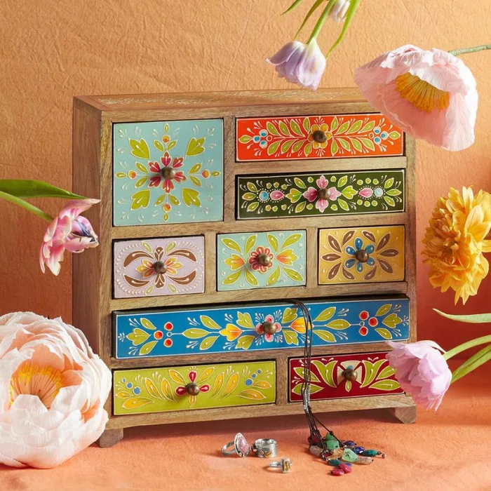 Women Wildflower Jewelry Bureau Sundance Catalog Decor