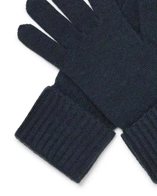 Women Women039s Ribbed Cashmere GlovesIn Grigio Blue Grigio Blue NPeal Gloves