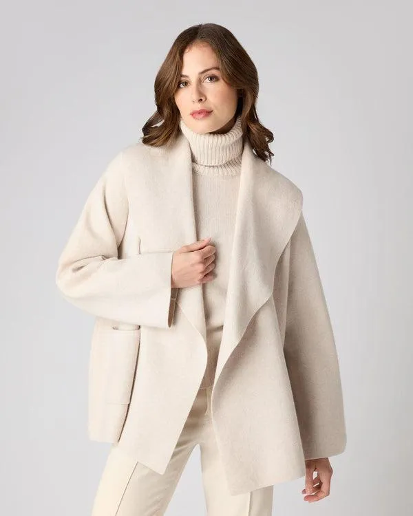 Women Women039s Shawl Placket Cashmere CardiganIn Ecru White Ecru White NPeal Cardigans Women Women039s Shawl Placket Cashmere CardiganIn Ecru White Ecru White NPeal Cardigans