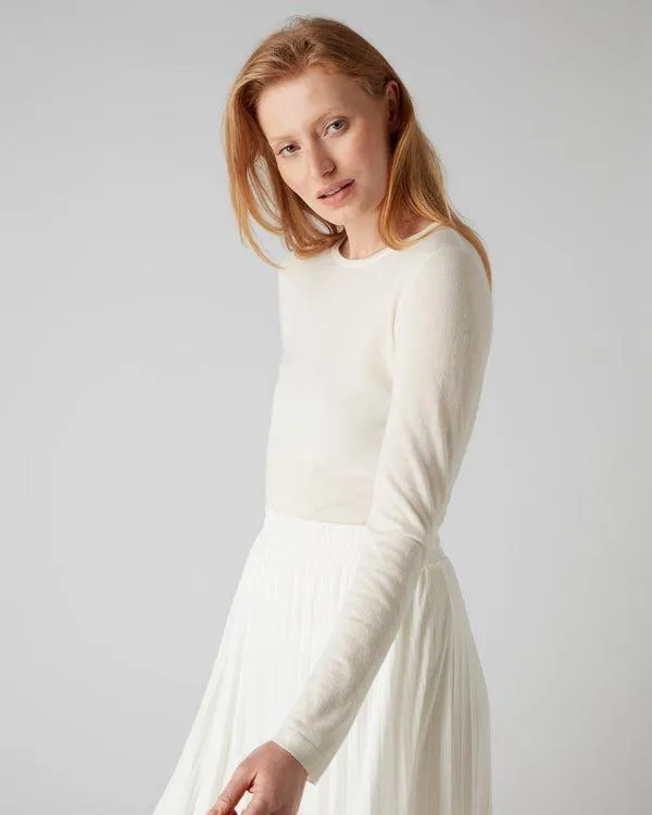 Women Women039s Superfine Long Sleeve Cashmere TopIn New Ivory White New Ivory White NPeal Tops and Tshirts Women Women039s Superfine Long Sleeve Cashmere TopIn New Ivory White New Ivory White NPeal Tops and Tshirts