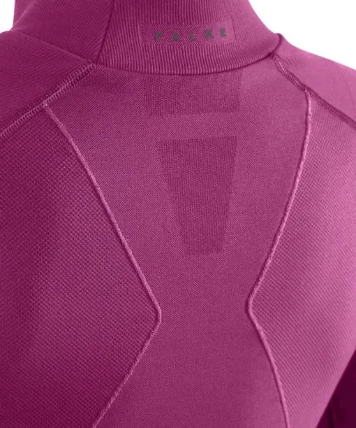 Women Women Long Sleeve Shirt Maximum Warm Radiant Orchid FALKE Long Sleeve Shirts