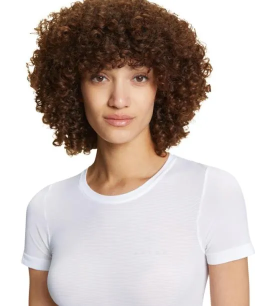 Women Women TShirt Ultralight Cool White FALKE Short Sleeve Shirts