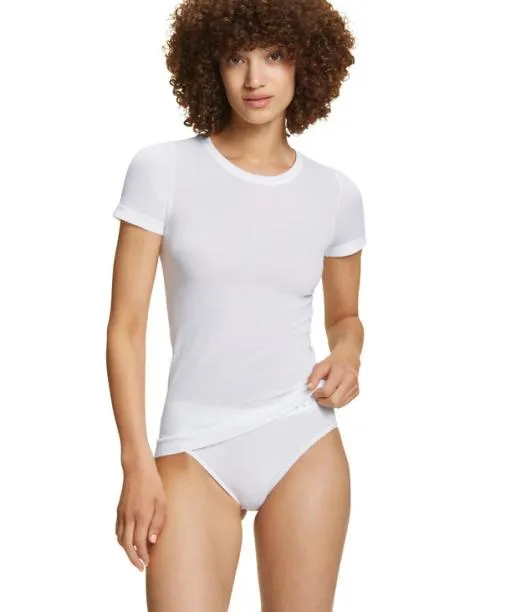 Women Women TShirt Ultralight Cool White FALKE Short Sleeve Shirts