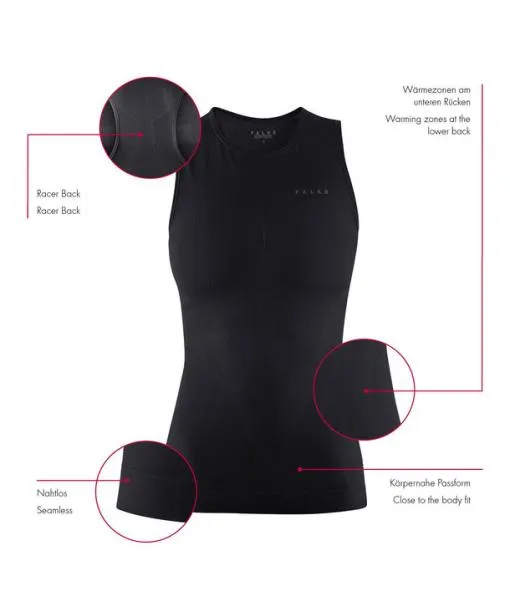 Women Women Tanktop Warm White FALKE Short Sleeve Shirts