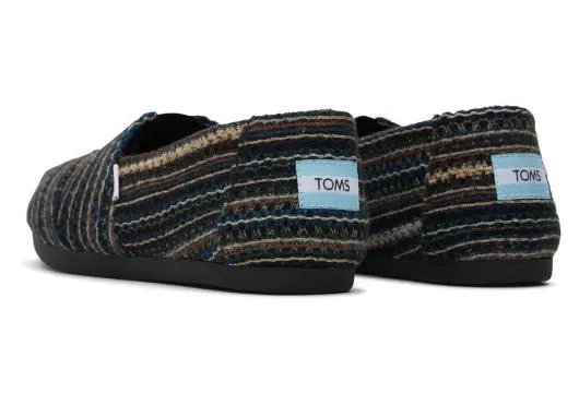 Women WomenAlpargata Black Embroidered With Faux Fur Embroidered Black TOMS Alpargatas
