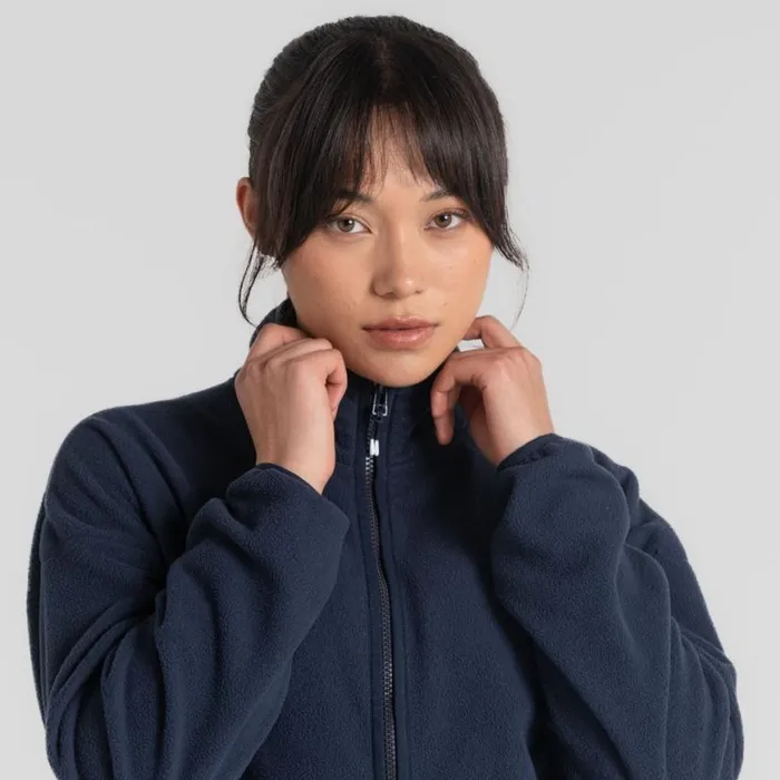 Womens Full Zip Fleece Craghoppers CO2 Renu Full Zip Fleece Blue Navy Womens Full Zip Fleece Craghoppers CO2 Renu Full Zip Fleece Blue Navy