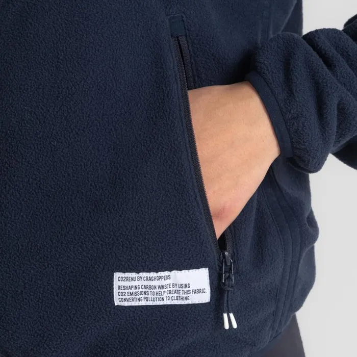 Womens Full Zip Fleece Craghoppers CO2 Renu Full Zip Fleece Blue Navy Womens Full Zip Fleece Craghoppers CO2 Renu Full Zip Fleece Blue Navy