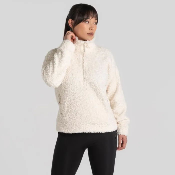 Womens Half Zip Fleece Craghoppers Ciara Half Zip Fleece Calico