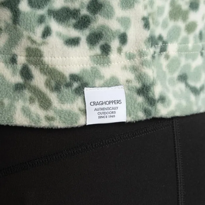 Womens Half Zip Fleece Craghoppers Evie Half Zip Fleece Frosted Pine Print Womens Half Zip Fleece Craghoppers Evie Half Zip Fleece Frosted Pine Print