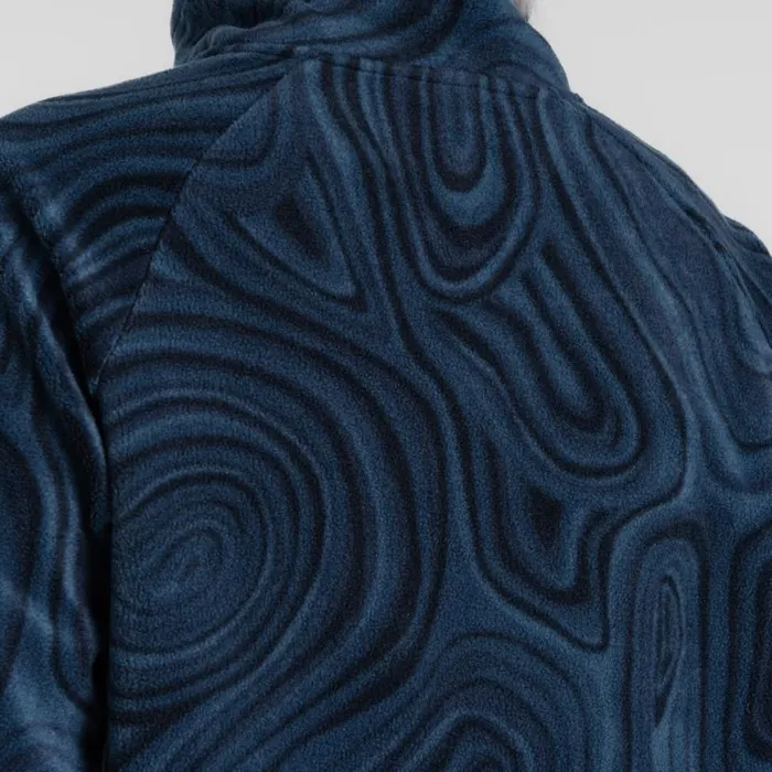 Womens Half Zip Fleece Craghoppers Lago Half Zip Fleece Blue Navy Print Womens Half Zip Fleece Craghoppers Lago Half Zip Fleece Blue Navy Print