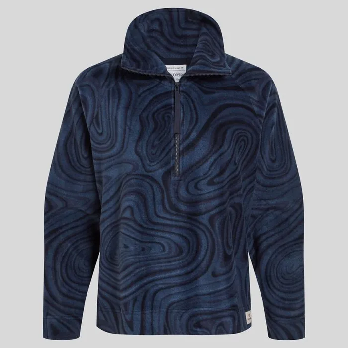Womens Half Zip Fleece Craghoppers Lago Half Zip Fleece Blue Navy Print Womens Half Zip Fleece Craghoppers Lago Half Zip Fleece Blue Navy Print