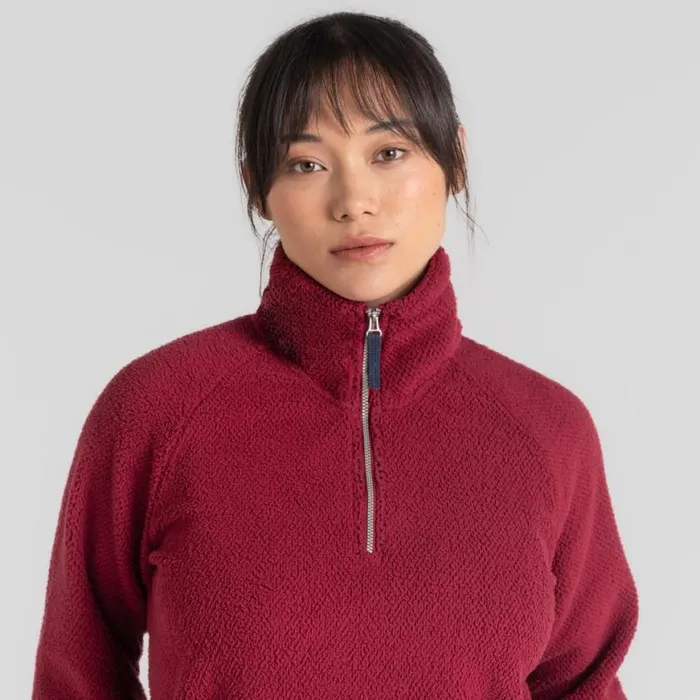 Womens Half Zip Fleece Craghoppers Raya Half Zip Fleece Mulberry Jam Womens Half Zip Fleece Craghoppers Raya Half Zip Fleece Mulberry Jam