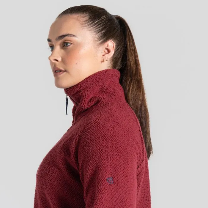 Womens Half Zip Fleece Craghoppers Raya Half Zip Fleece Mulberry Jam Womens Half Zip Fleece Craghoppers Raya Half Zip Fleece Mulberry Jam