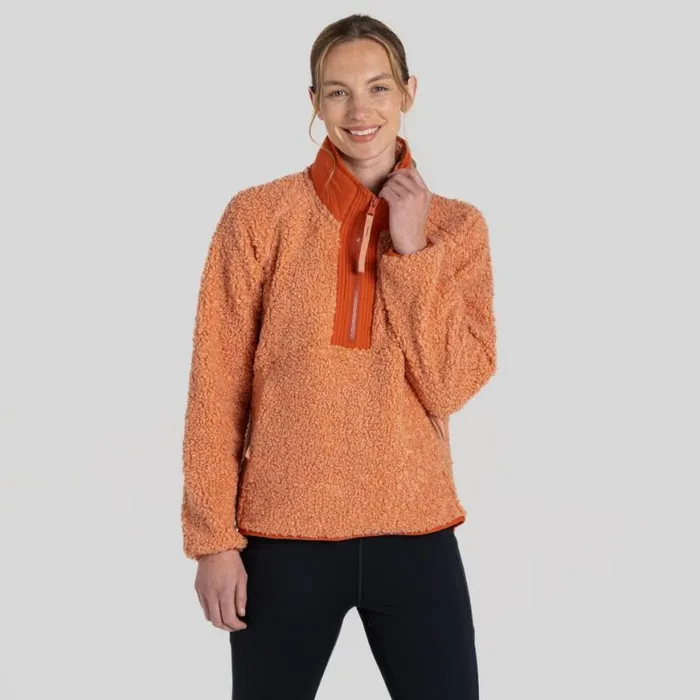 Womens Half Zip Fleece Craghoppers Toro Half Zip Fleece Clay
