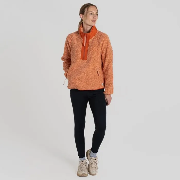 Womens Half Zip Fleece Craghoppers Toro Half Zip Fleece Clay Womens Half Zip Fleece Craghoppers Toro Half Zip Fleece Clay
