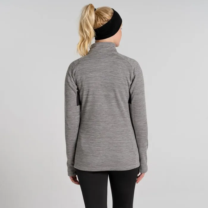 Womens Half Zip Fleece Craghoppers Trina Half Zip Fleece Silver Cloud Womens Half Zip Fleece Craghoppers Trina Half Zip Fleece Silver Cloud