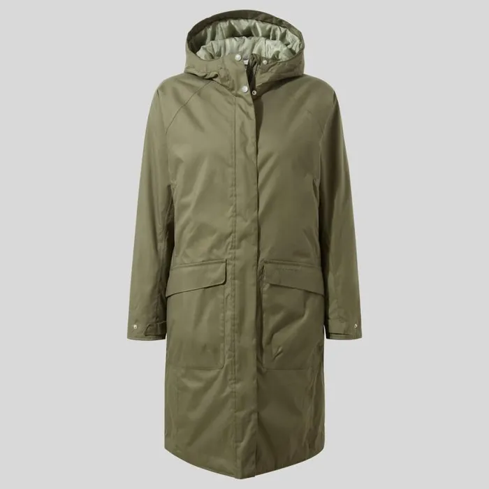 Womens Insulated Jackets Craghoppers Caithness Waterproof Jacket Wild Olive Womens Insulated Jackets Craghoppers Caithness Waterproof Jacket Wild Olive