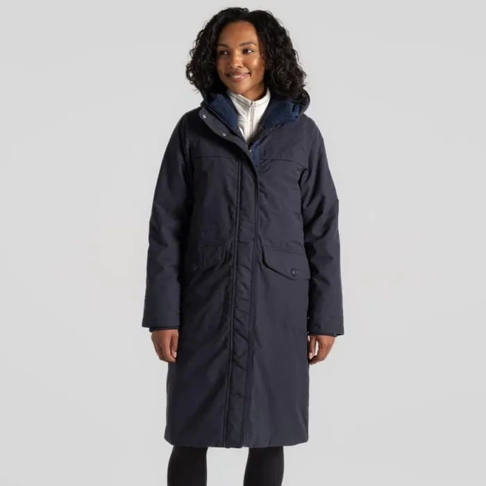 Womens Insulated Jackets Craghoppers Tyndal Waterproof Jacket Dark Navy
