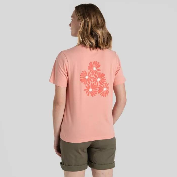 Womens Short Sleeve Craghoppers Malibo Short Sleeved TShirt Sunset Haze Womens Short Sleeve Craghoppers Malibo Short Sleeved TShirt Sunset Haze