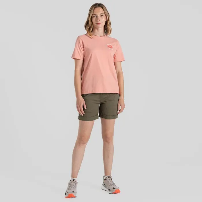 Womens Short Sleeve Craghoppers Malibo Short Sleeved TShirt Sunset Haze Womens Short Sleeve Craghoppers Malibo Short Sleeved TShirt Sunset Haze