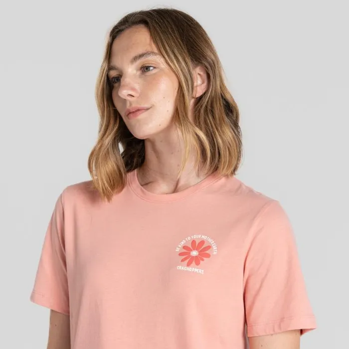 Womens Short Sleeve Craghoppers Malibo Short Sleeved TShirt Sunset Haze Womens Short Sleeve Craghoppers Malibo Short Sleeved TShirt Sunset Haze
