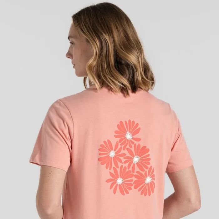Womens Short Sleeve Craghoppers Malibo Short Sleeved TShirt Sunset Haze Womens Short Sleeve Craghoppers Malibo Short Sleeved TShirt Sunset Haze