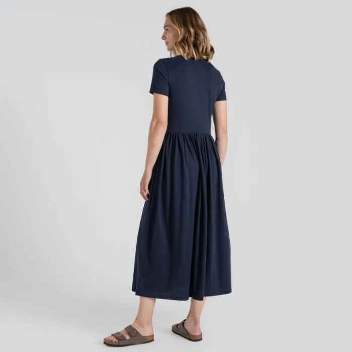 Womens Skirts and Dresses Craghoppers Nosibotanical Ember Longline Dress Blue Navy Womens Skirts and Dresses Craghoppers Nosibotanical Ember Longline Dress Blue Navy