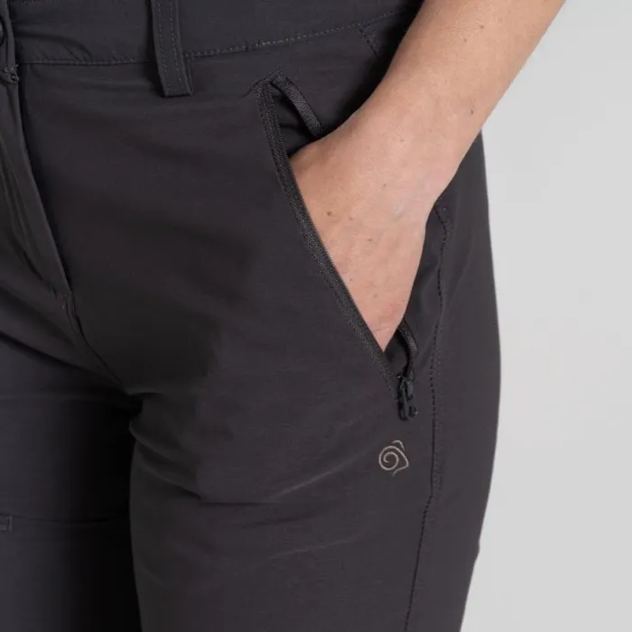 Womens Walking Trousers Craghoppers NosiLife Pro Trouser III Charcoal