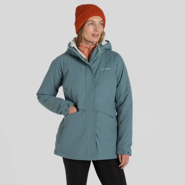 Womens Waterproof Jackets Craghoppers Caldbeck Thermic Jacket Atlantic
