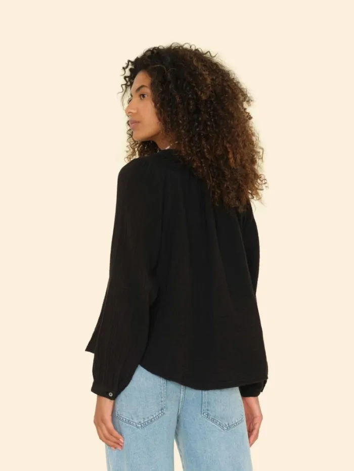 Xirena Black Adelle Shirt Women Shirts