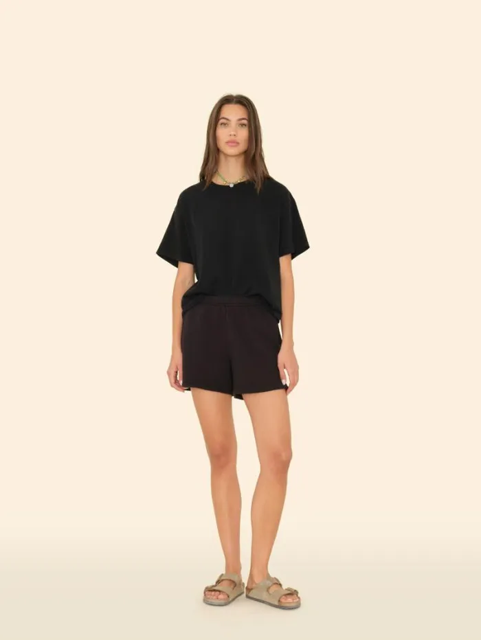 Xirena Black Shayne Short Women Sweats and Tees