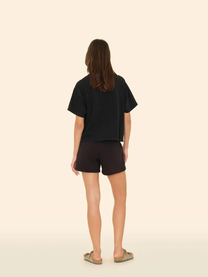 Xirena Black Shayne Short Women Sweats and Tees
