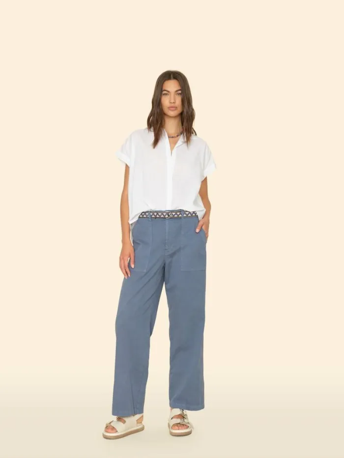 Xirena Blue Storm Morleigh Twill Pant Women Pants and Jumpsuits