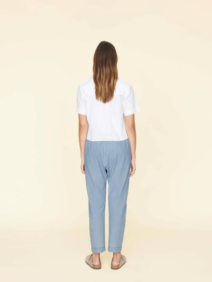 Xirena Dusty Blue Draper Pant Women Pants and Jumpsuits
