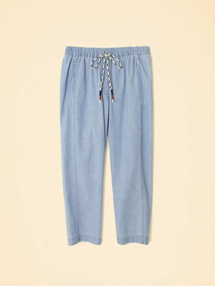 Xirena Dusty Blue Draper Pant Women Pants and Jumpsuits