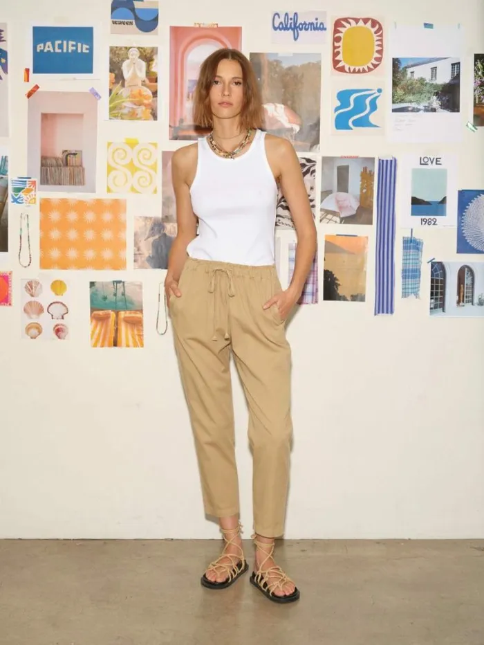 Xirena Lite Khaki Rex Twill Pant Women Pants and Jumpsuits