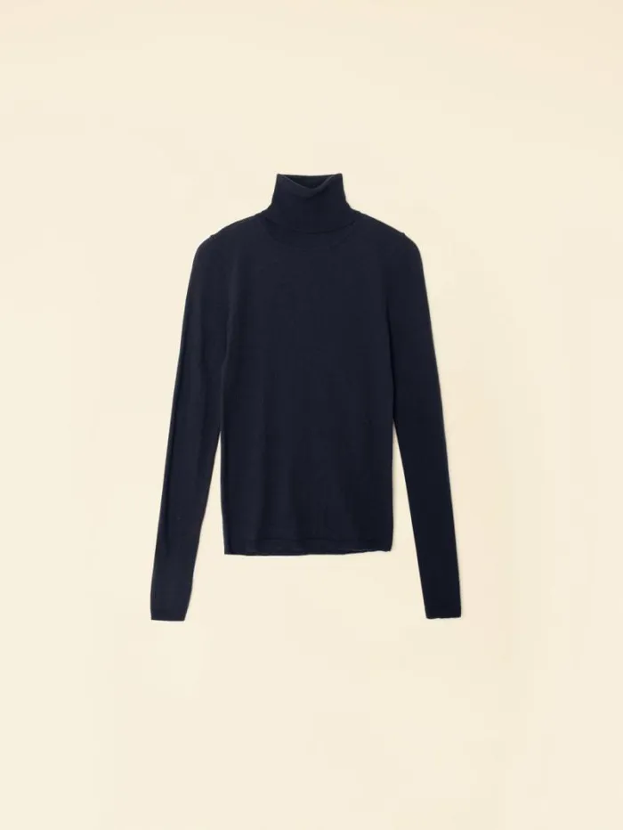 Xirena Navy Tommy Sweater Women Sweaters and Jackets