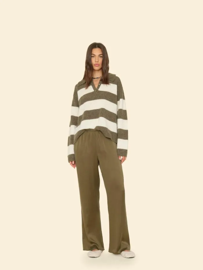 Xirena Olive Gold Bella Pant Women Pants and Jumpsuits