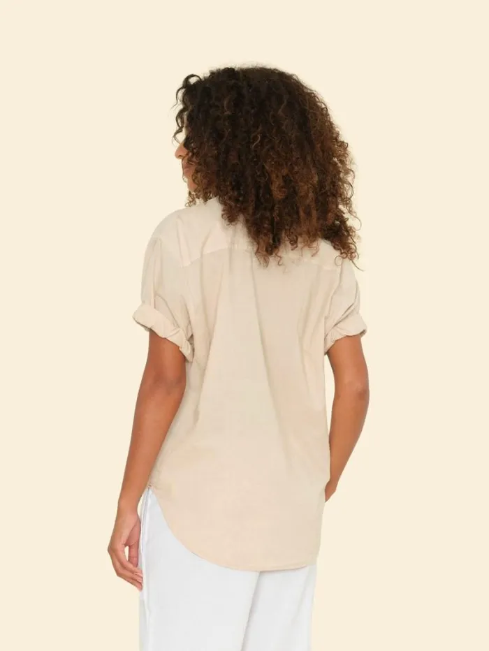 Xirena Parchment Channing Shirt Women Shirts